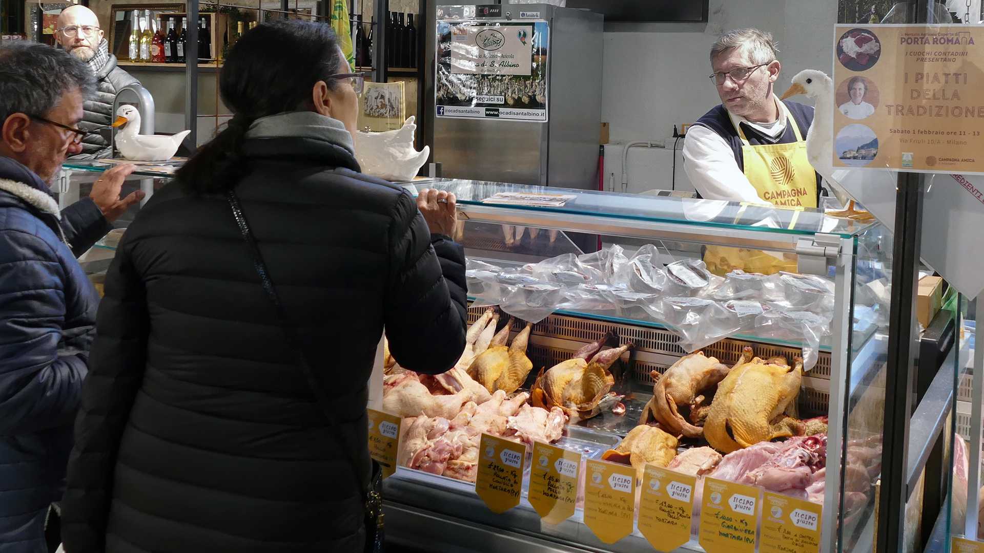 Davide Gallina Mercato Via Friuli Stand Oca di Sant'Albino