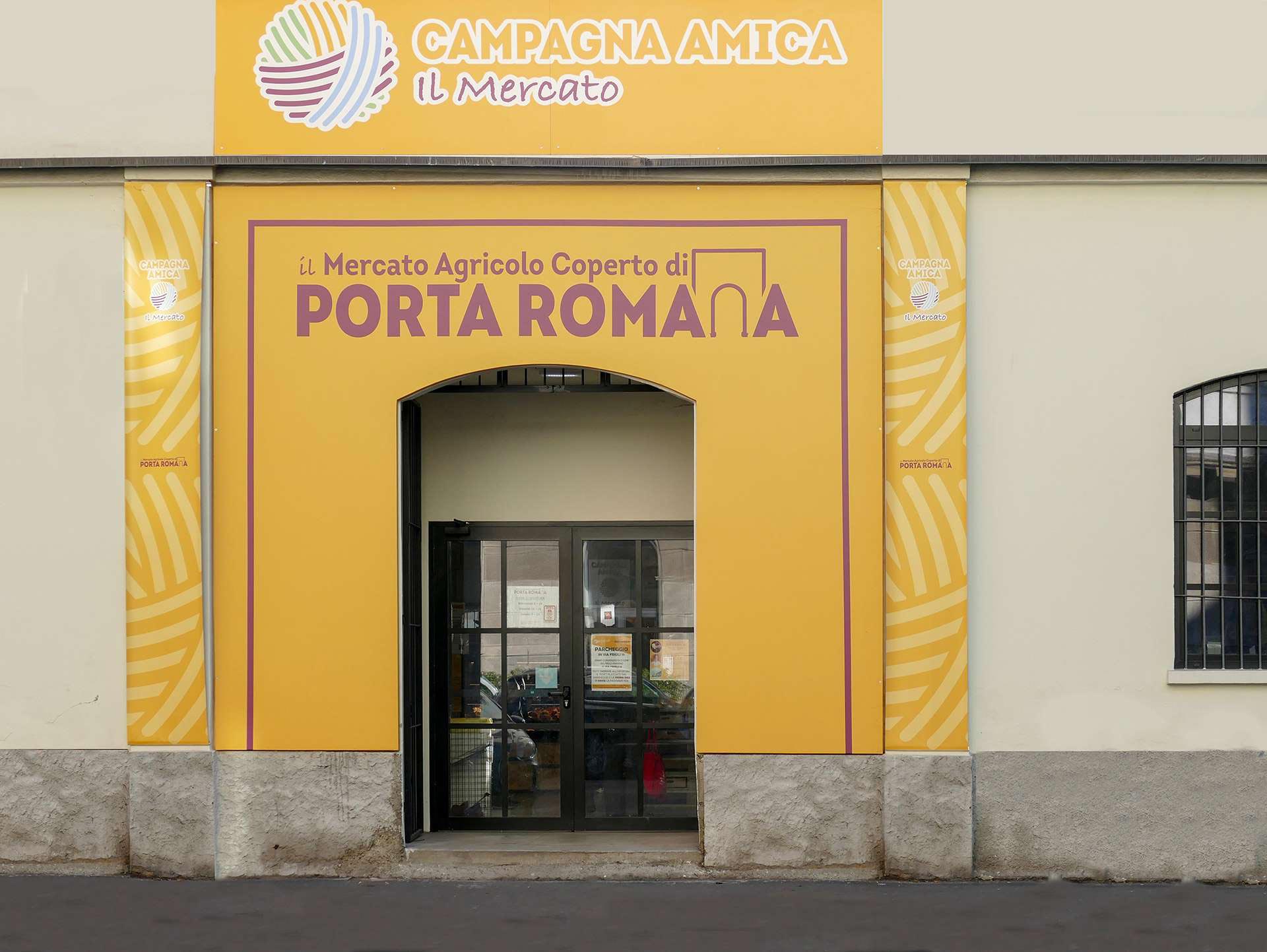 Mercato Agricolo Porta Romana Milano Ingresso