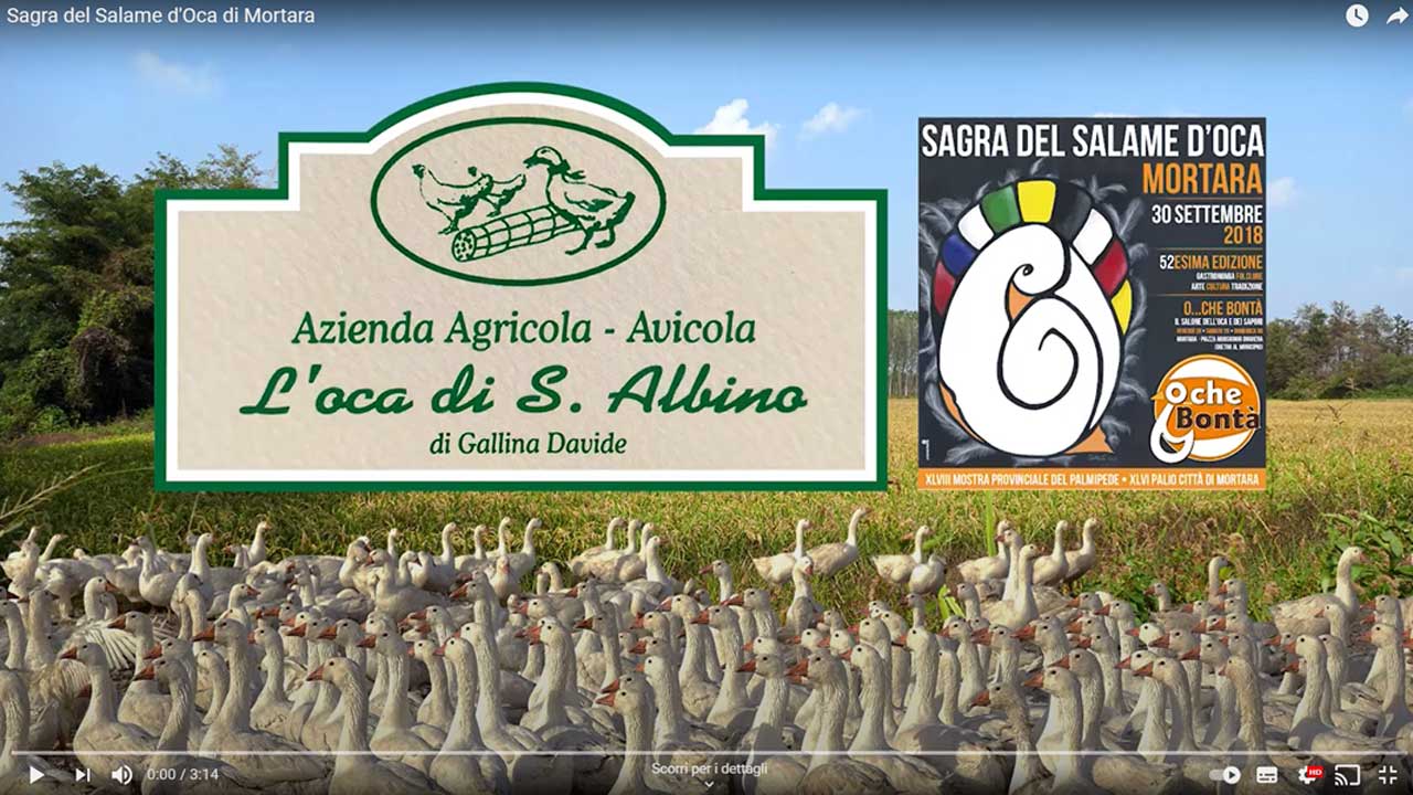 video sagra salame d'oca mortara